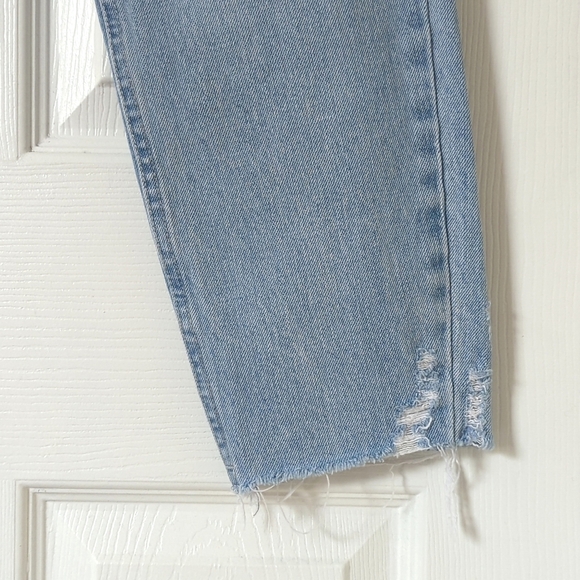 We The Free Blossom Rigid Light Wash High Waisted Button Fly Skinny Jeans 28 - Picture 14 of 15